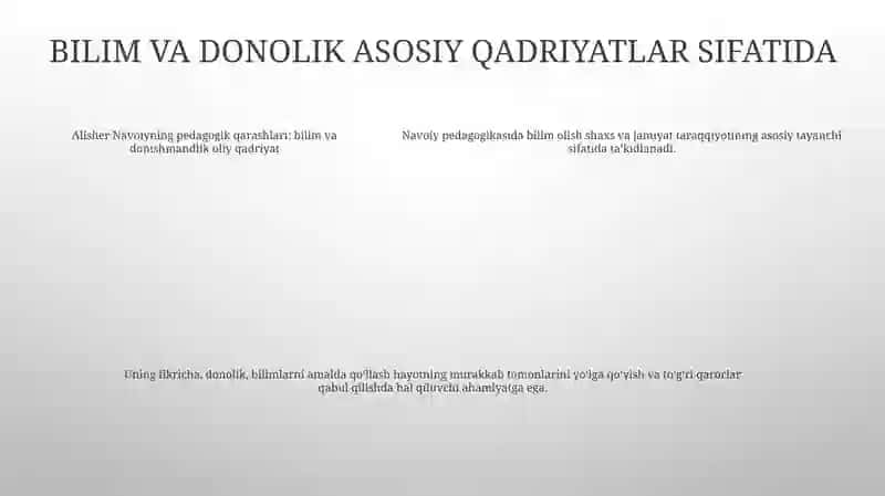 Alisher Navoiyning Pedagogik Qarashlari 4
