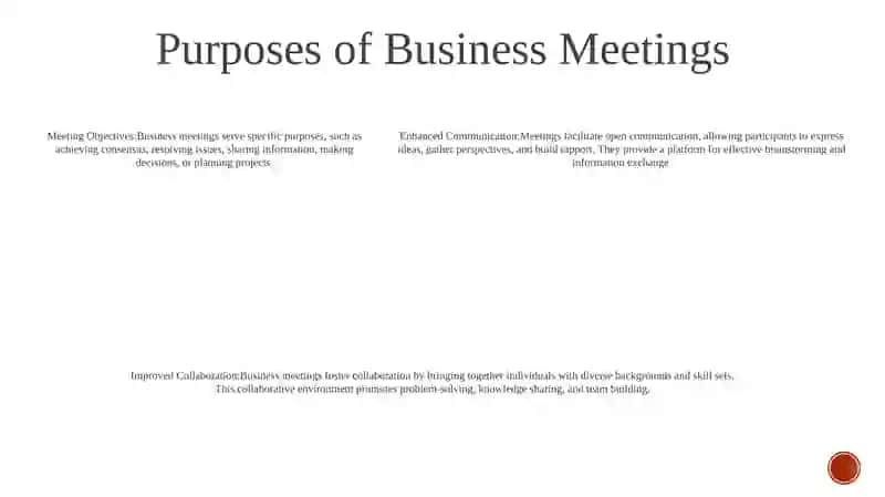 Bussness Meetnig 4