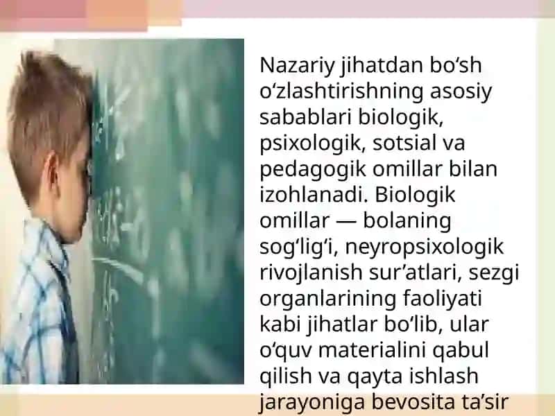 Bo'sh o'zlashtiruvchi bolalar bilan samarali ishlash usullari 4