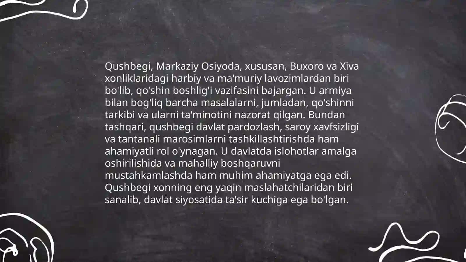 Buxoro amirligi qushbegisi fondi. Xiva xonligi arxivi 4