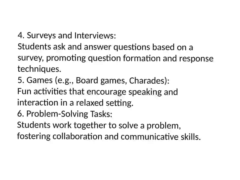 Communicative Activities in Teaching English 4