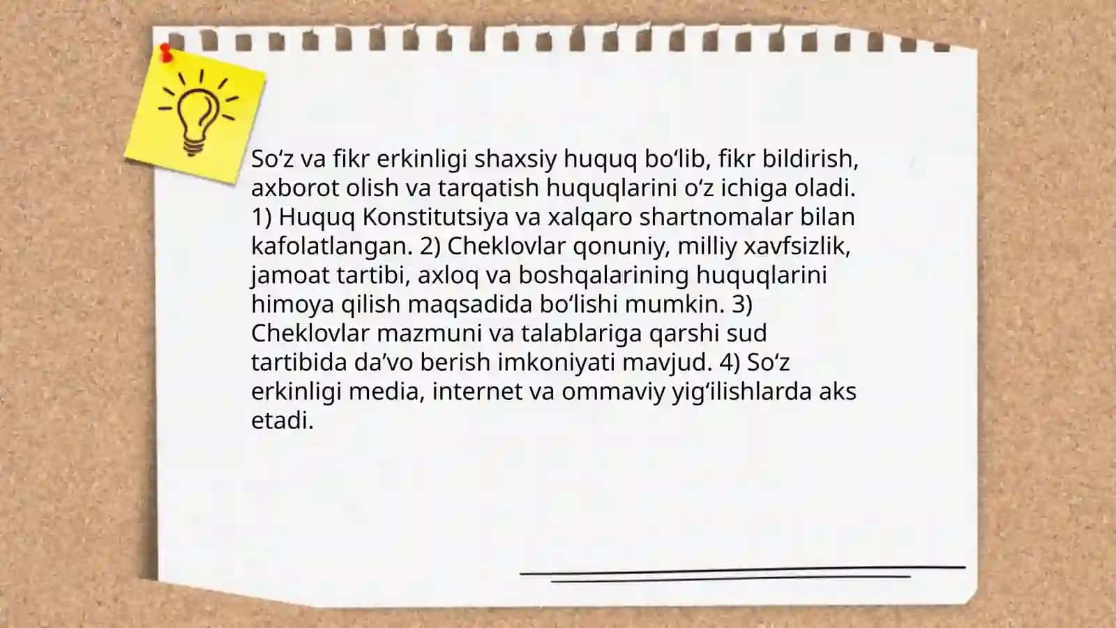 SHAXSIY HUQUQ VA ERKINLIKLAR 4