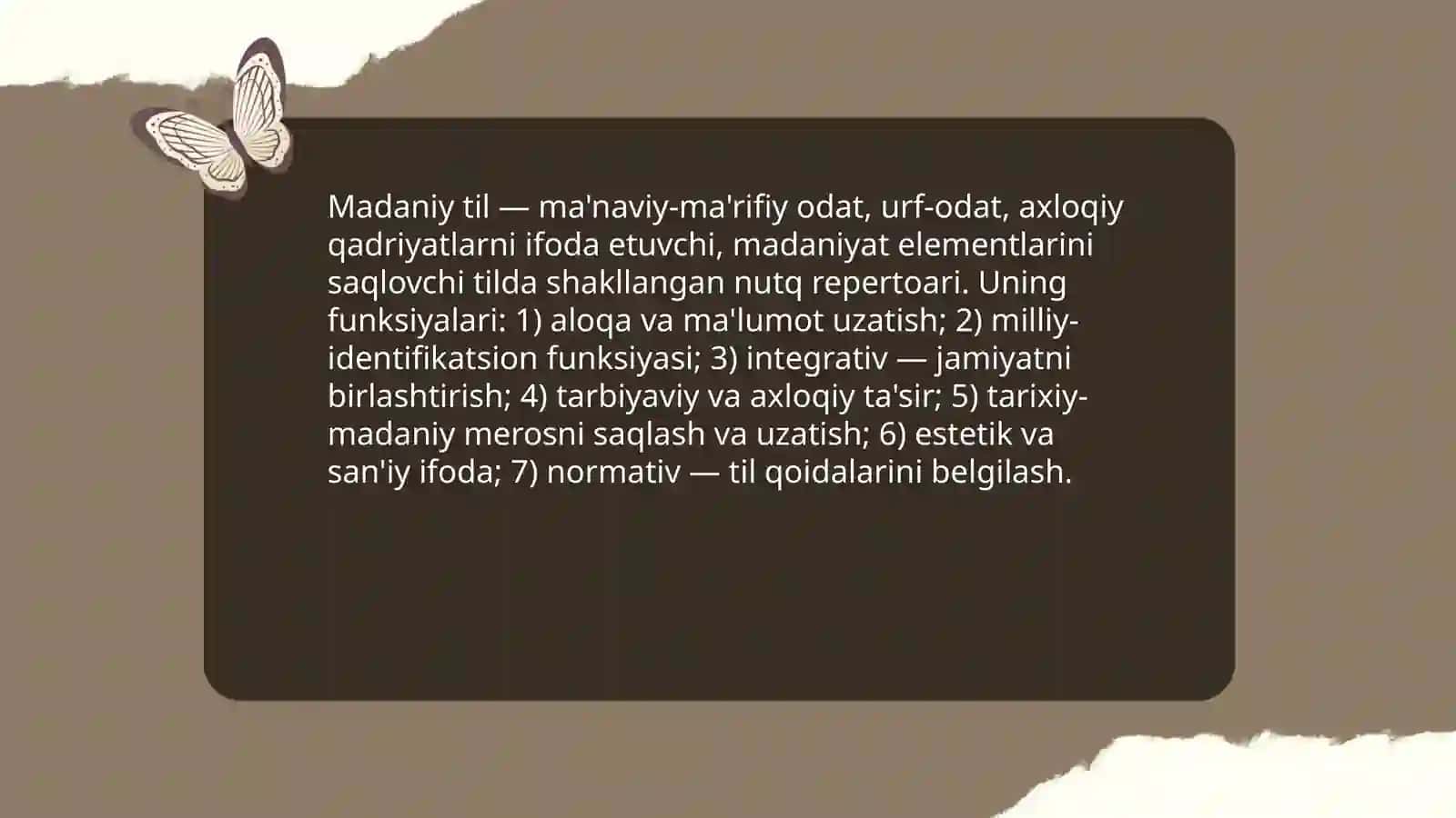 Adabiy til va madaniy til 4