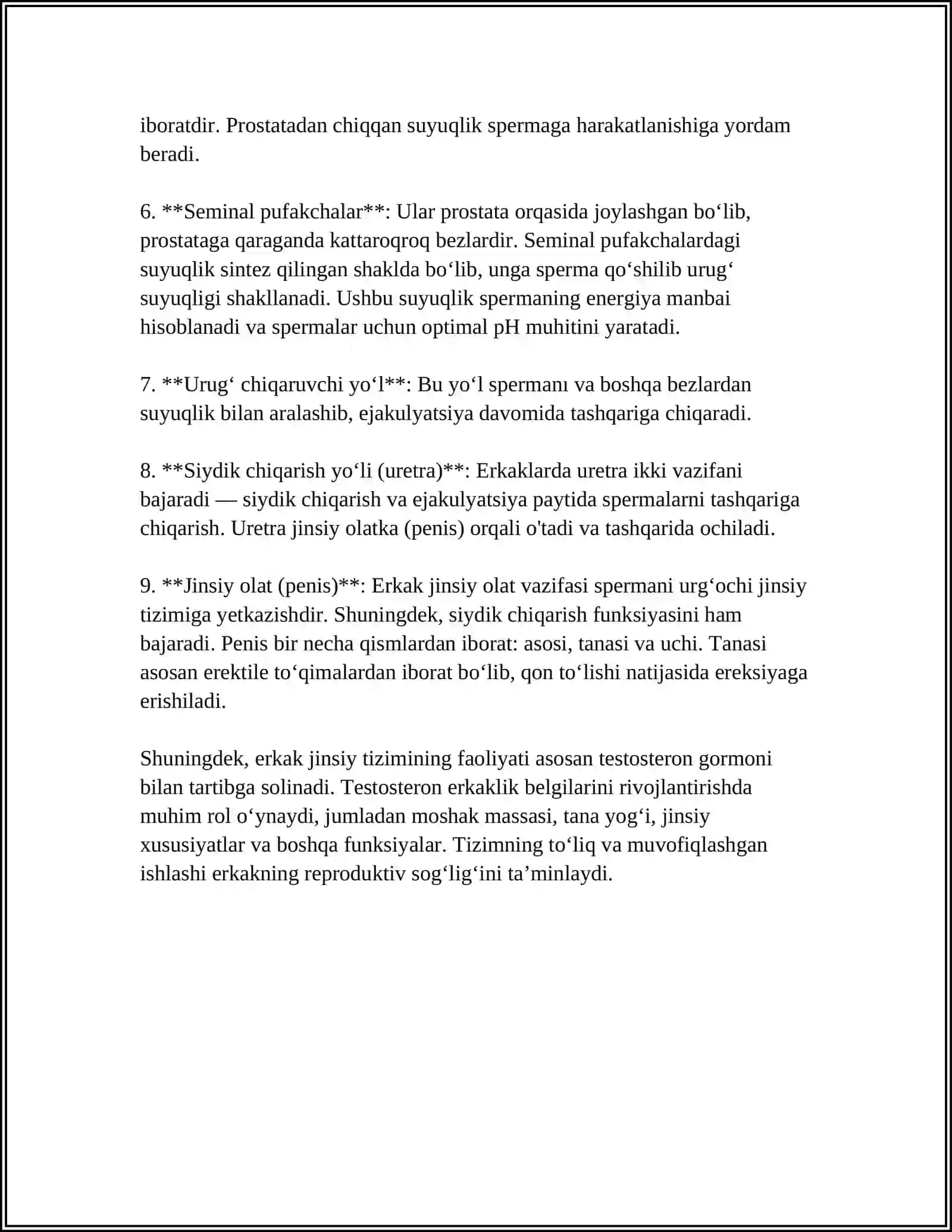 ERKAKLAR JINSIY A'ZOLARINING ANATOMIYASI 4