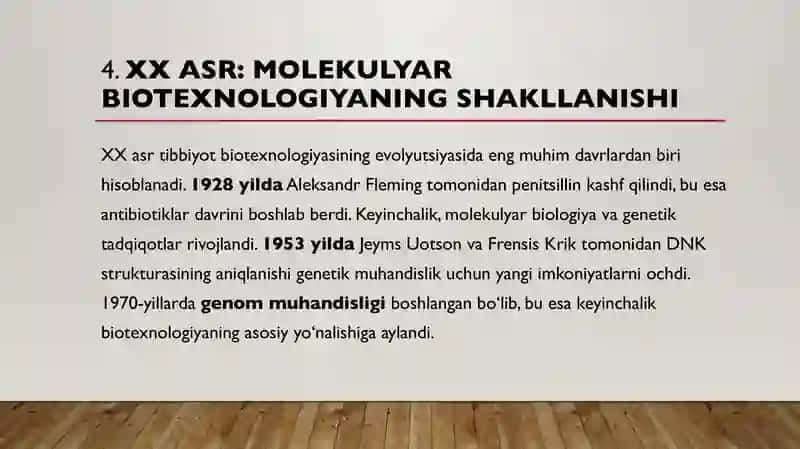 Tibbiyot biotexnologiyasi 4