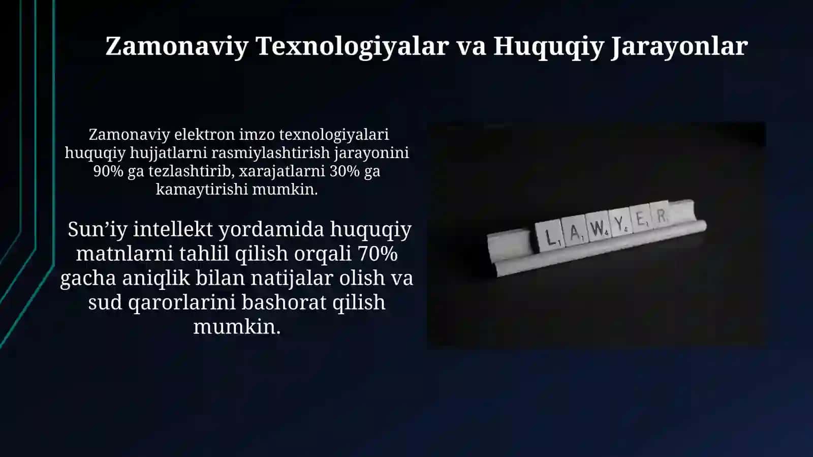 Internet texnologiyalarida yuridik ximatlarning texnik ta'minoti 4