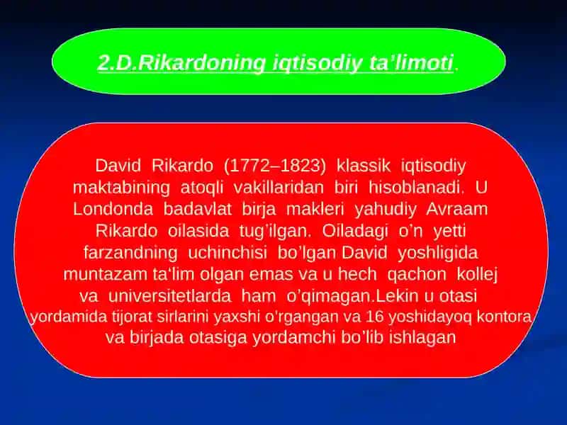 KLASSIK IQTISODIY MAKTABNING TO„LA 4