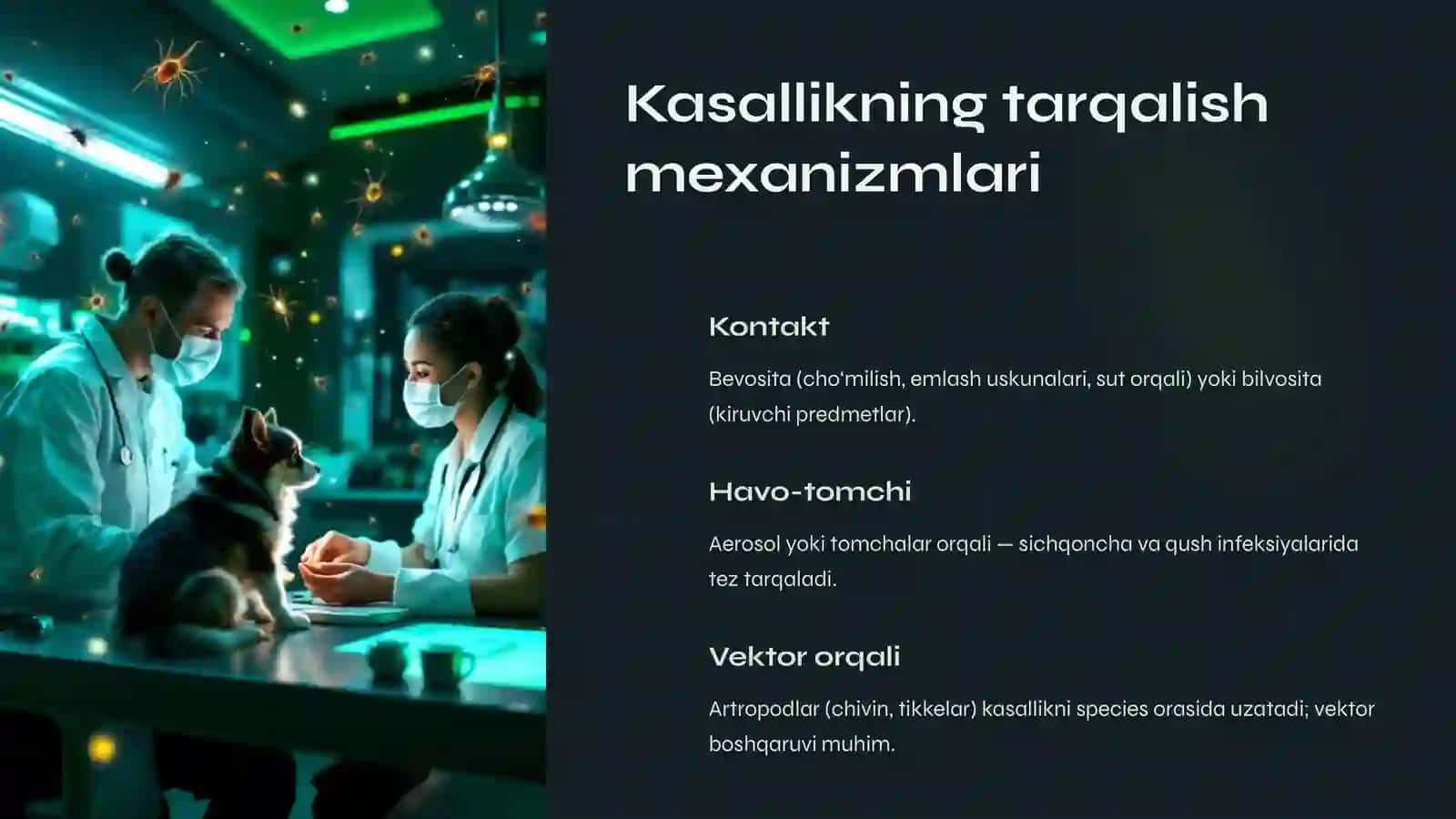 Epizootologiya asoslari: Yuqumli kasalliklarning tarqalish dinamikasi 4