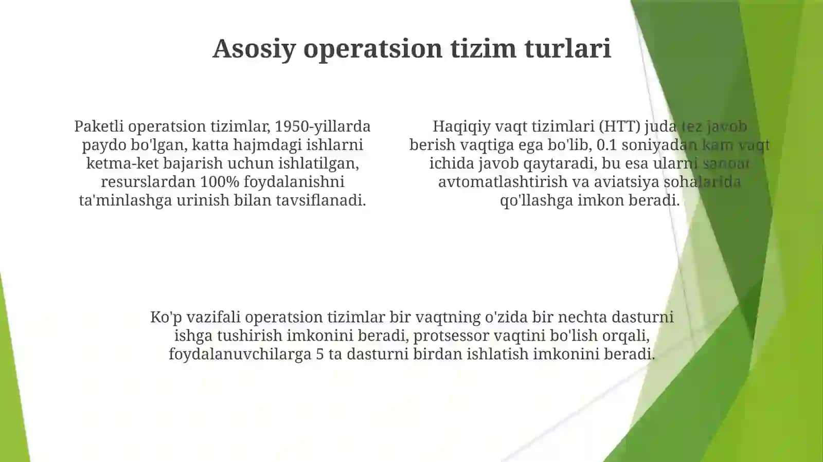 Operatsiontizimturlari 4