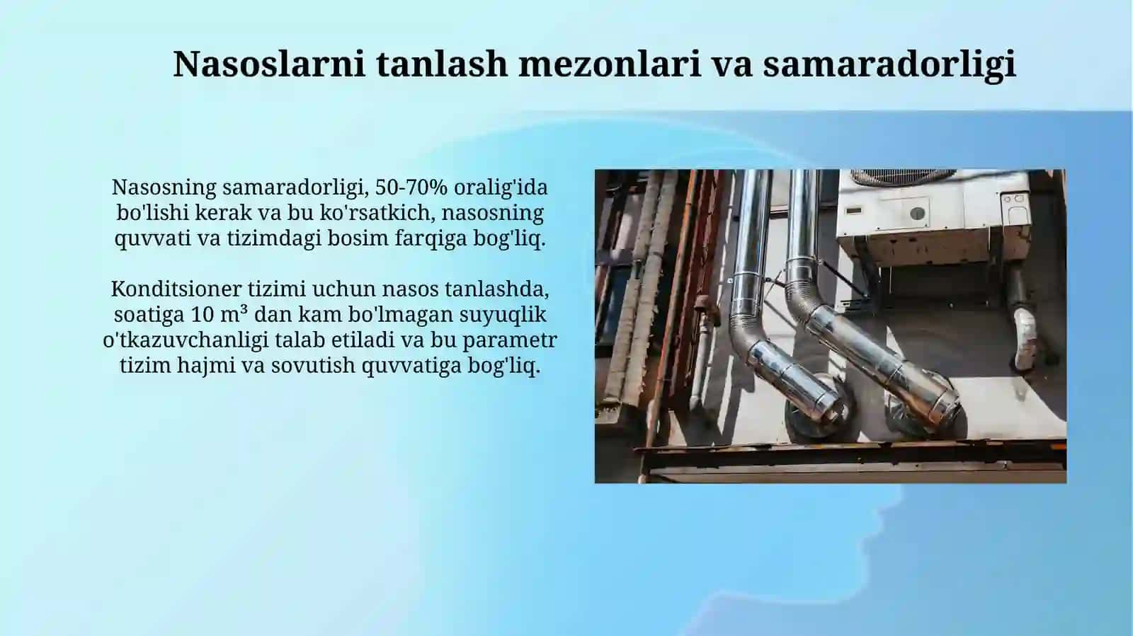Konditsioner tizimlarda ishlatiladigan nasoslar 4