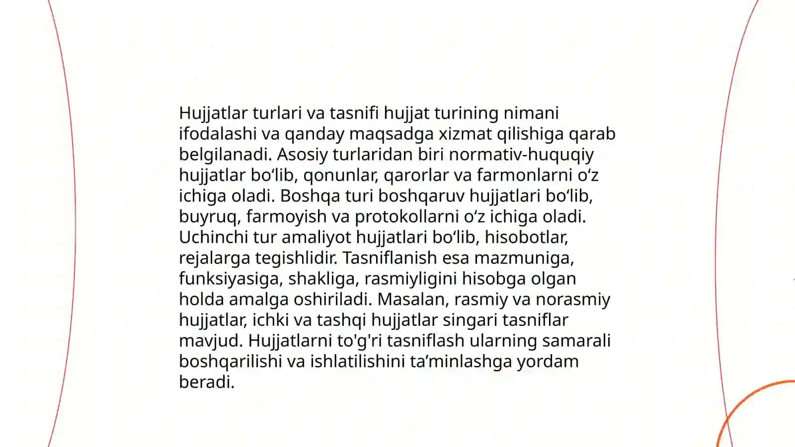 Ish yuritish hujjatlari va ish yuritishda asosiy hujjatlar 4