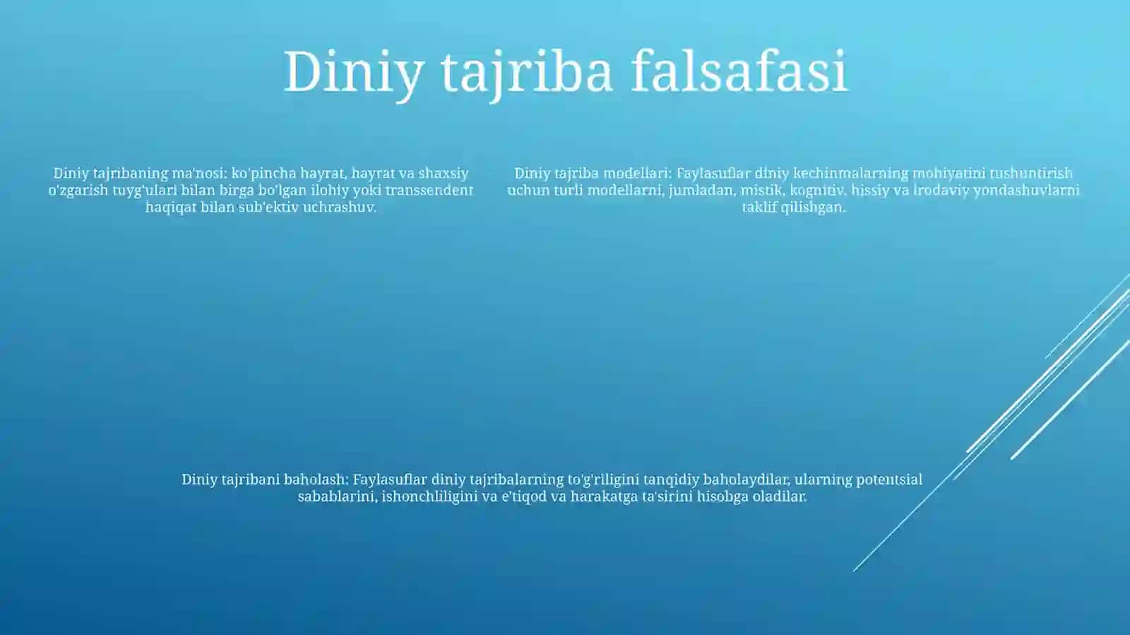 Din Falsafasining Turli Tarmoqlari 4