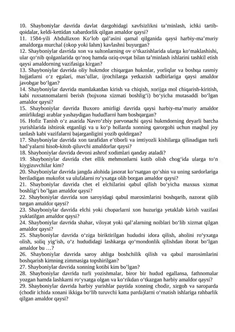 O‘zbekistonda harbiy ish va san’at tarixi maxsus kursi 4