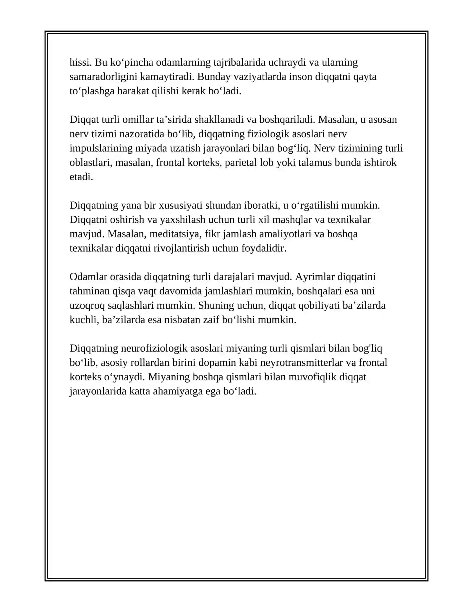 DIQQAT HAQIDA TUSHUNCHA VA UNING NERV FIZIOLOGIK ASOSLARI 4