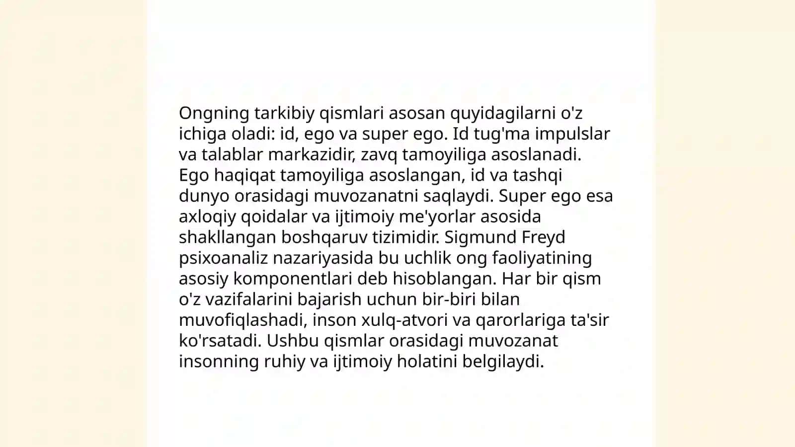 Ong haqida tushuncha va uning xossalari 4