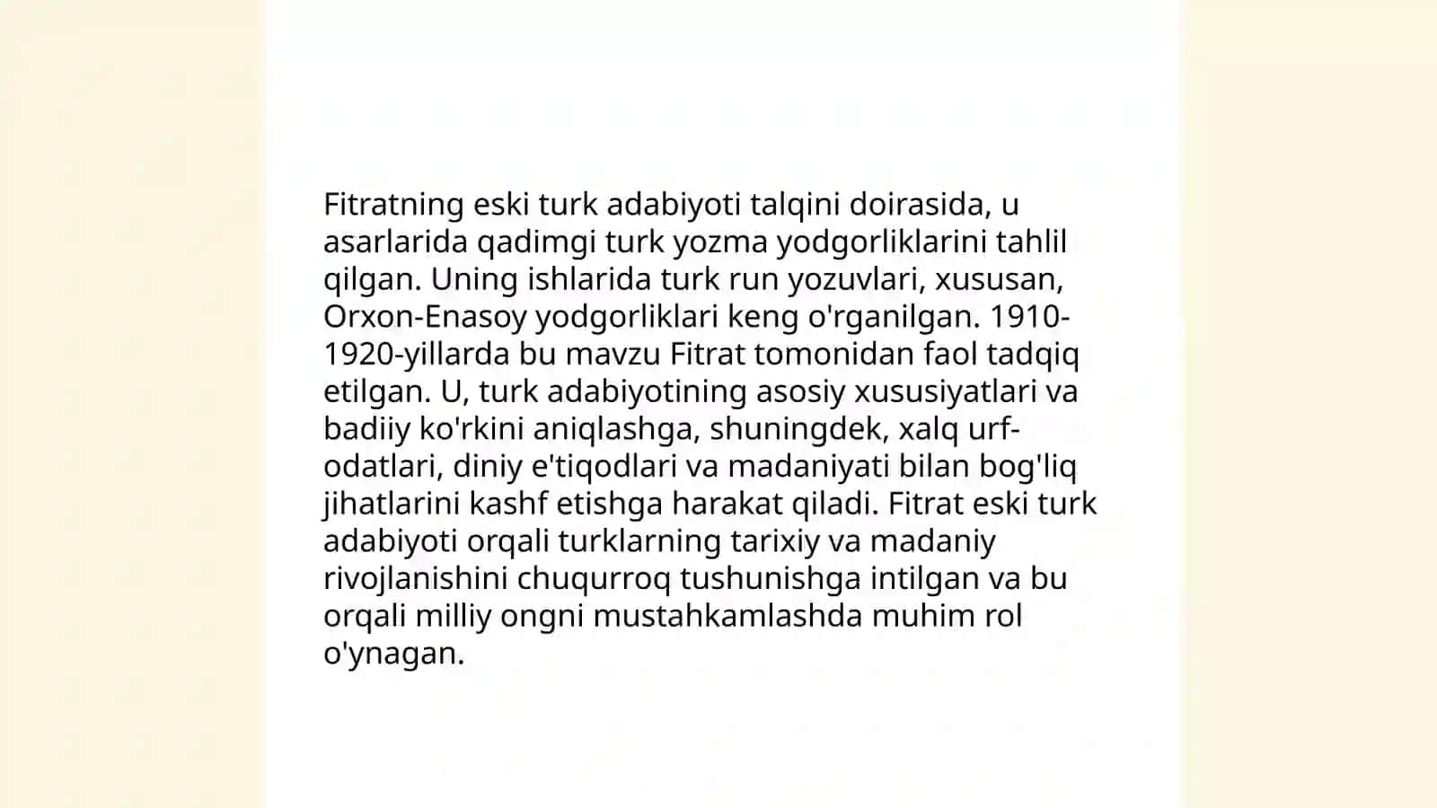 Fitratning shoir va shoirliq eski turk adabiyoti namunalari 4