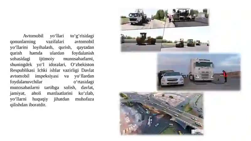 Avtomobillar yo'llaridagi qonunlar 4