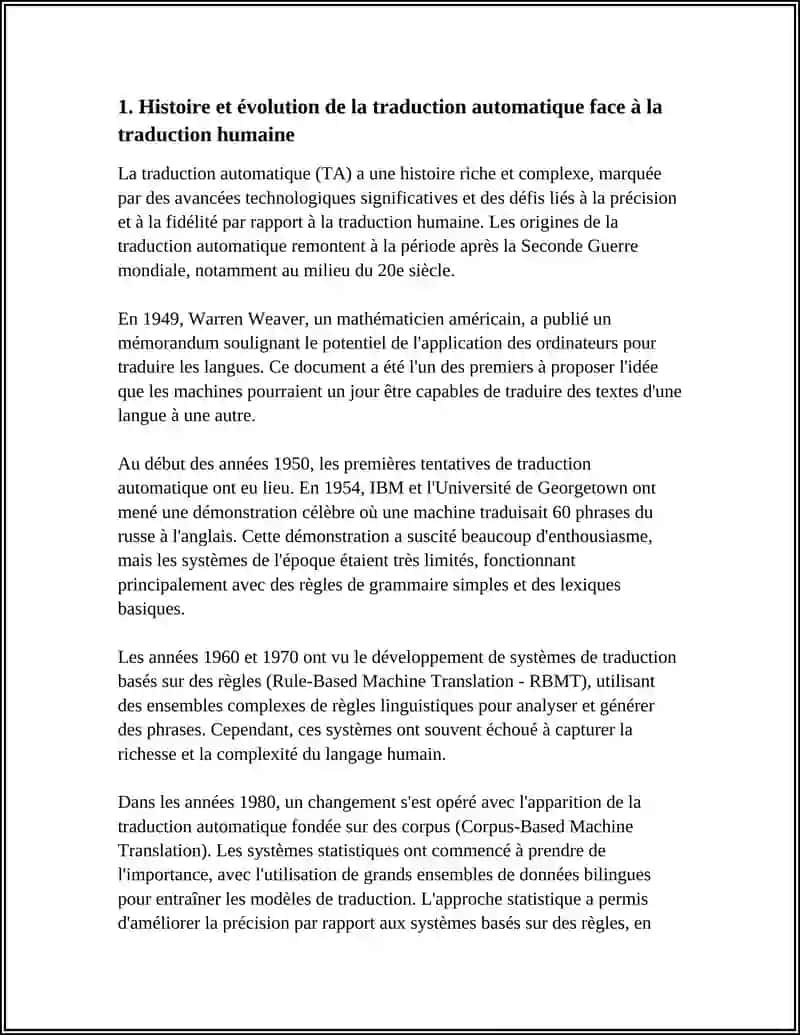 La traduction automatique face à la traduction humaine 4
