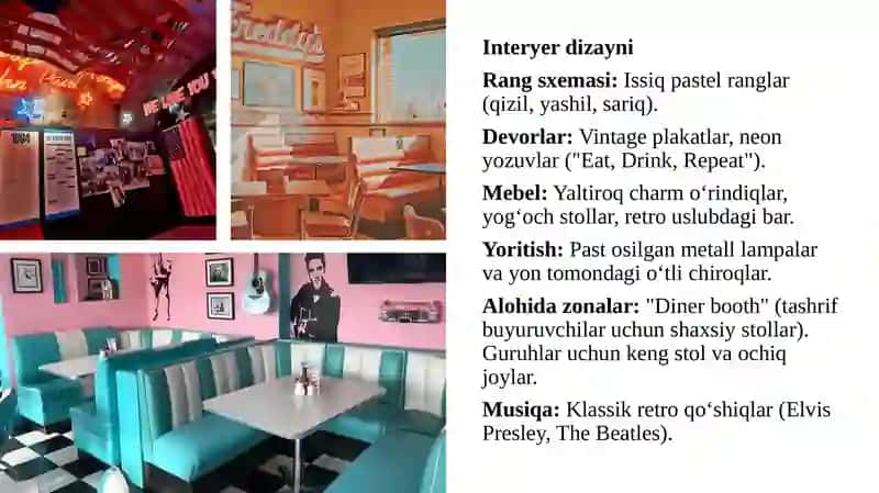 Vintage Bites, Restoranni tashkil etish 4