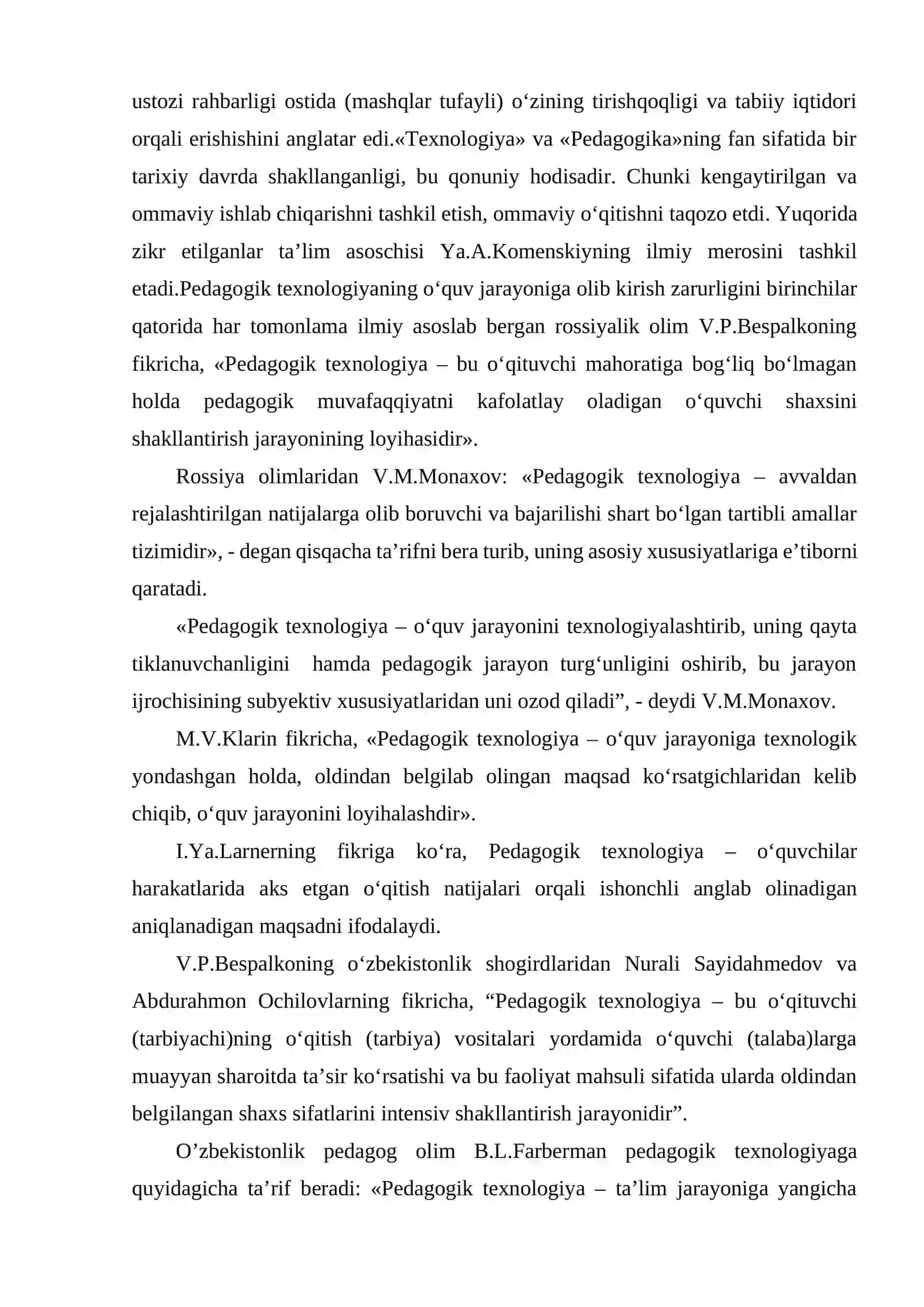 Pedagogik mahorat (javoblar) 4