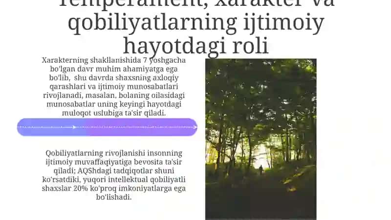 Shaxsning individual psixologik xususiyatlari: temperament, xarakter, qobilyat 4