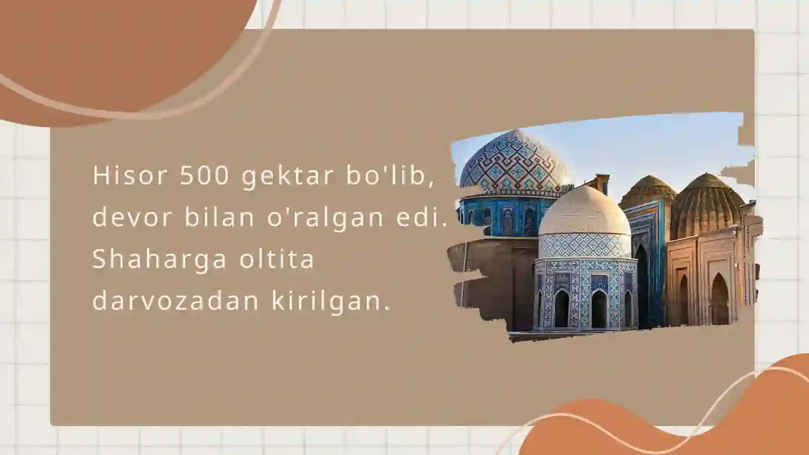TEMURIYLAR DAVRIDA ME'MORCHILIGI 4