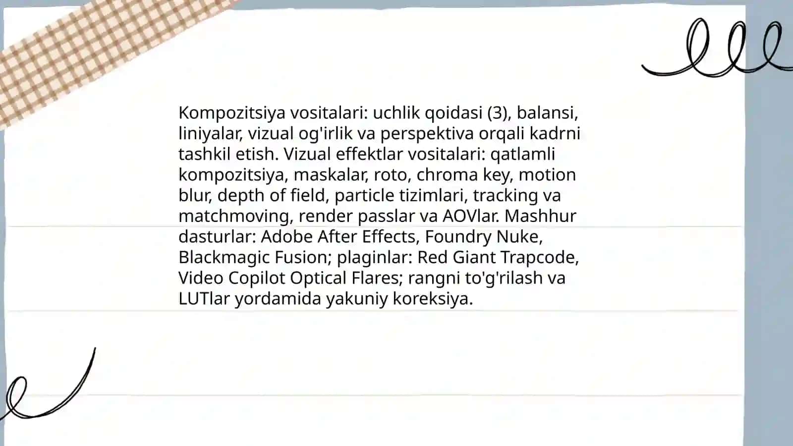 Animatsion lavhalarni yaratish va ishlov berish vositalari va manbalari 4
