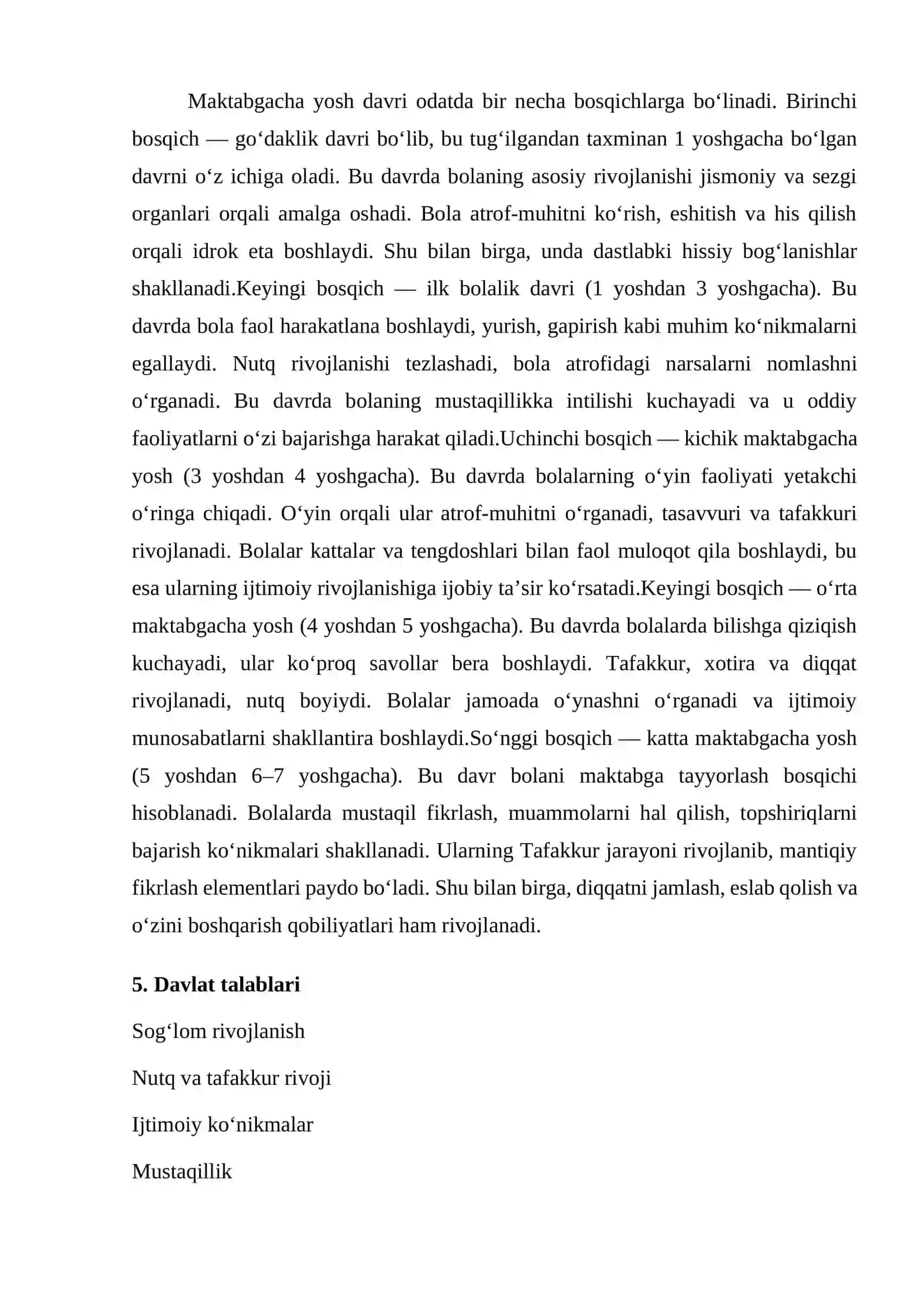 Maktabgacha pedagogika (majburiy fanlari) 4