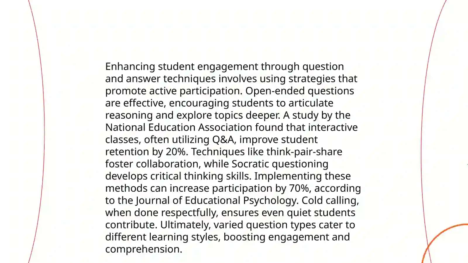 Slayd about use of interactive methods: question and answer, debate discussion, role-play 4