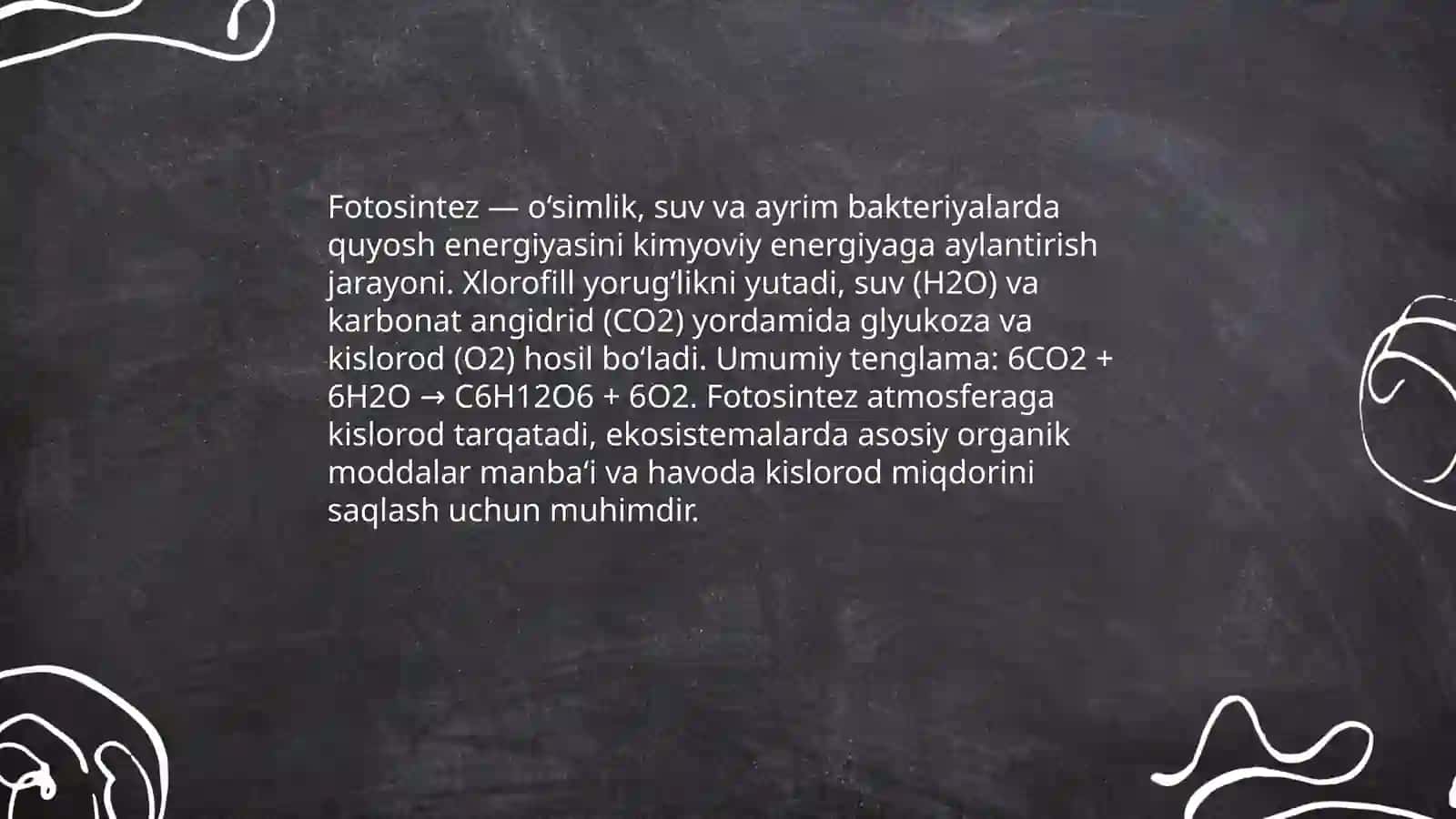 7-sinf Ozon va kislorodning biologik ahamiyati 4