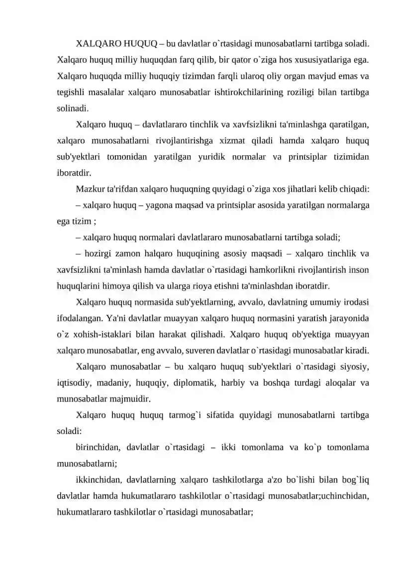 XALQARO HUQUQNI KODIFIKATSIYA QILISH 4