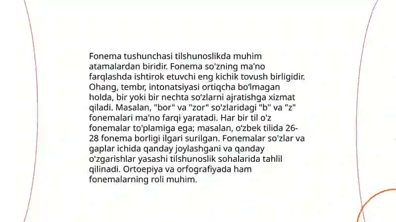6-mavzu:Tovush va Fonema 4