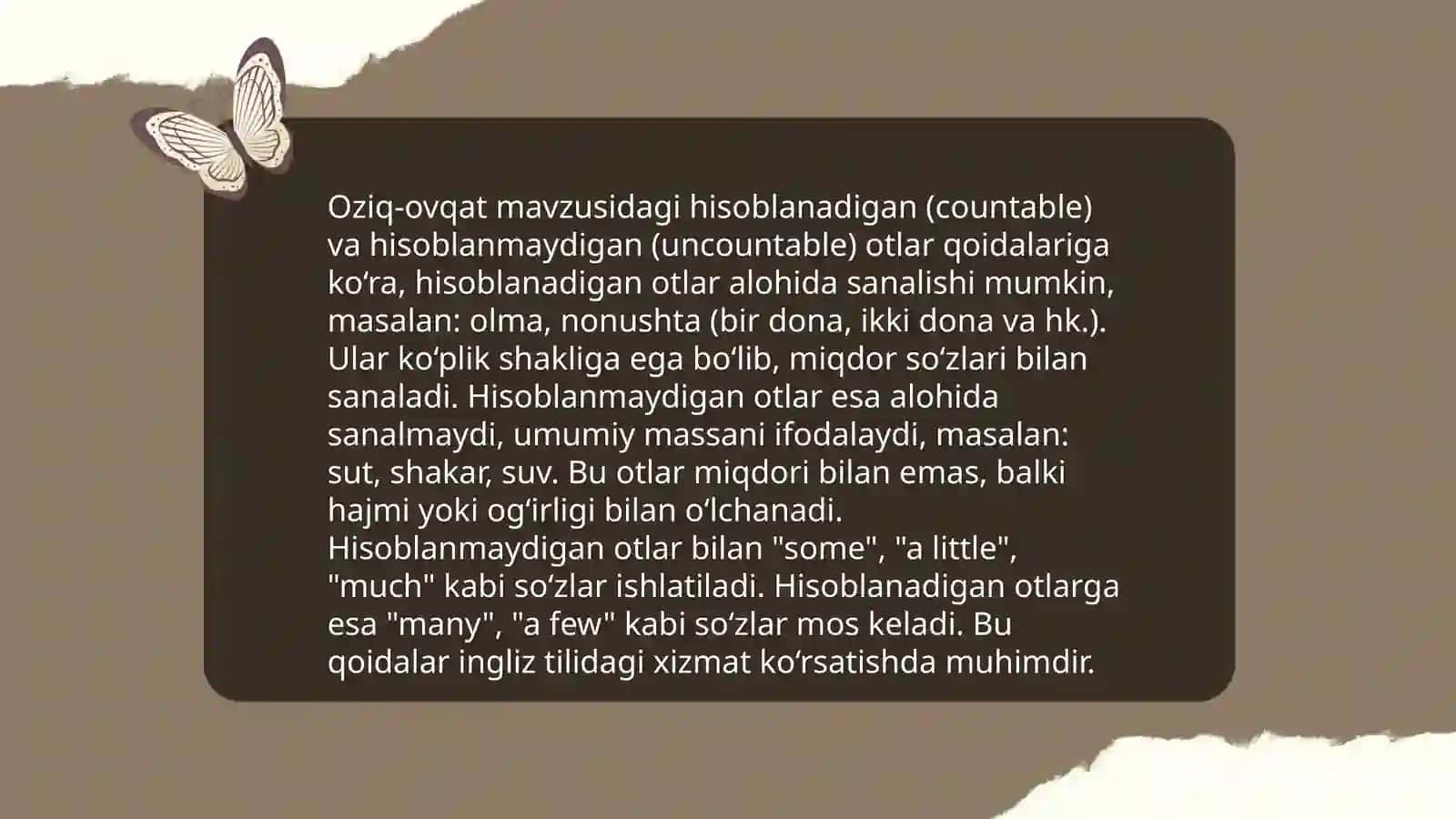 Hisoblanadigan va hisoblanmaydigan otlar 4
