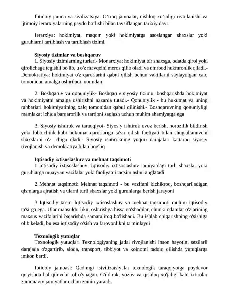 Ibtidoiy Jamoa Va Sivilizatsiya 4