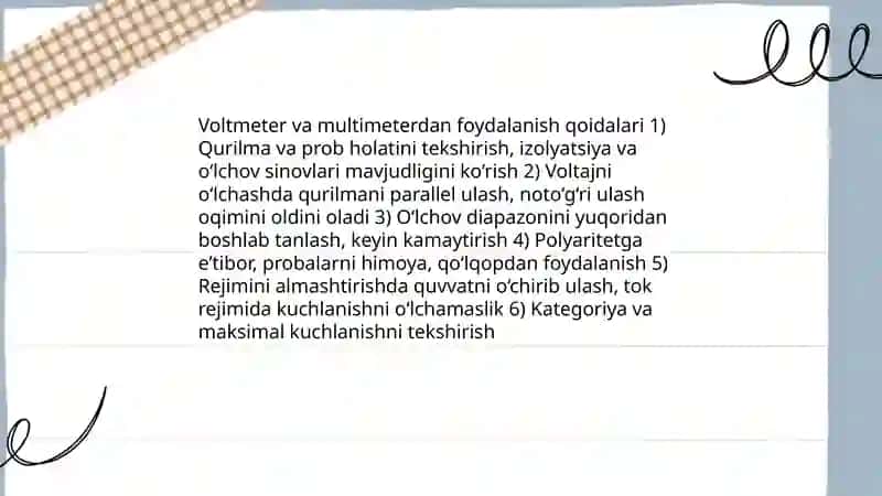 Kuchlanish xolatlarini tekshirish 4