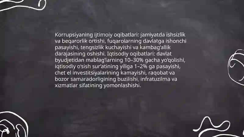 Korrupsiyaga qarshi kurashishning mazmun mohiyati 4