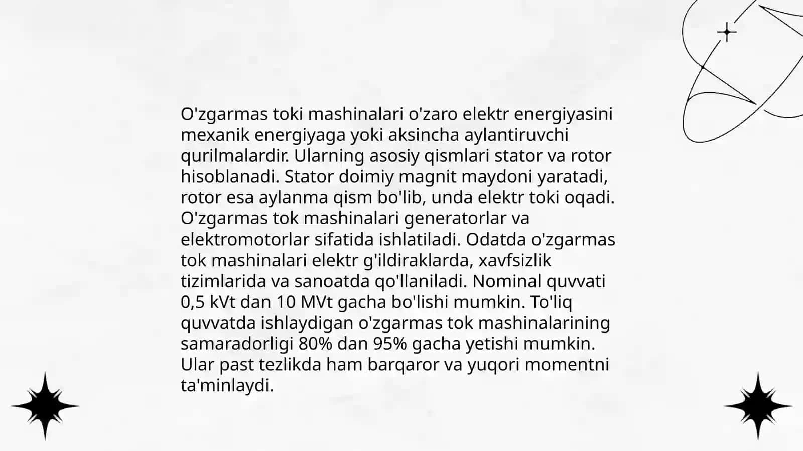 O'zgarmas tok moshinalari 4