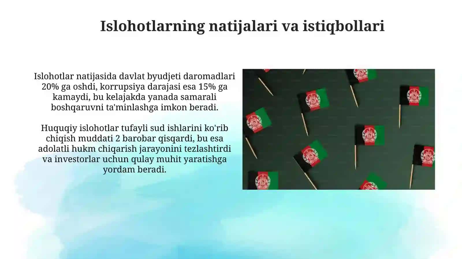 Davlat Boshqaruvi Islohotlarining Asosiy Yo'nalishlari 4