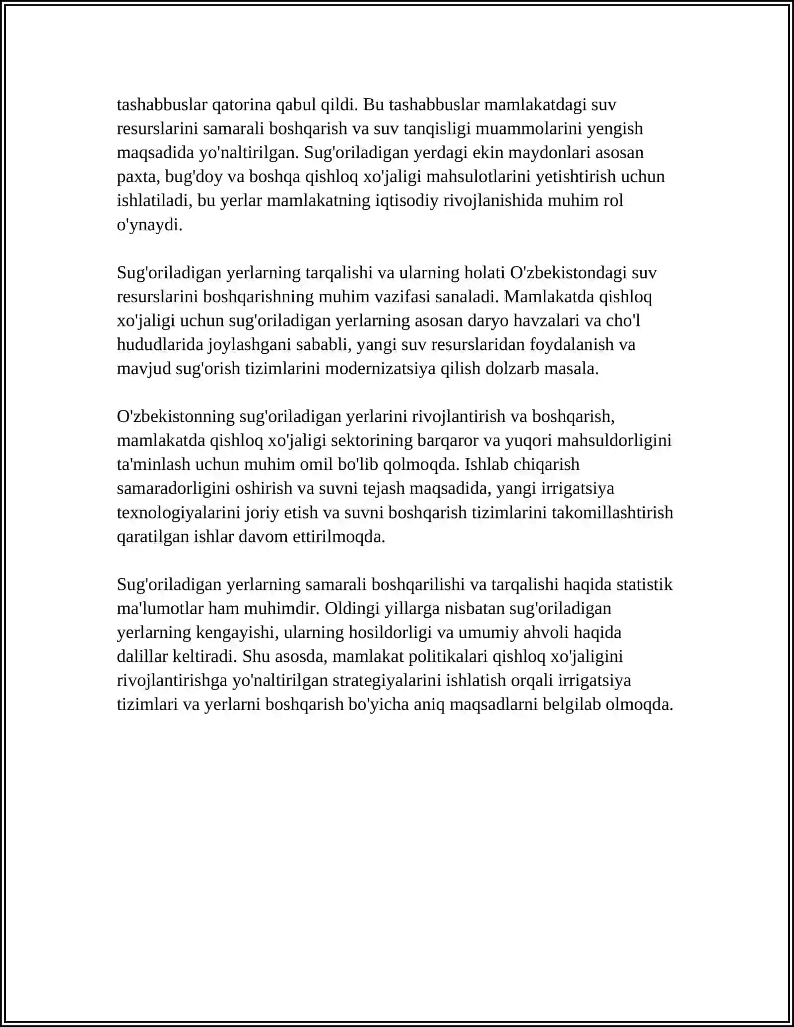 CHO'L MINTAQA SUG'ORILADIGAN TUROQLARINING TARQALISH QONUNIYATLARI ASOSIDA XARITANOMALAR TUZISH 4