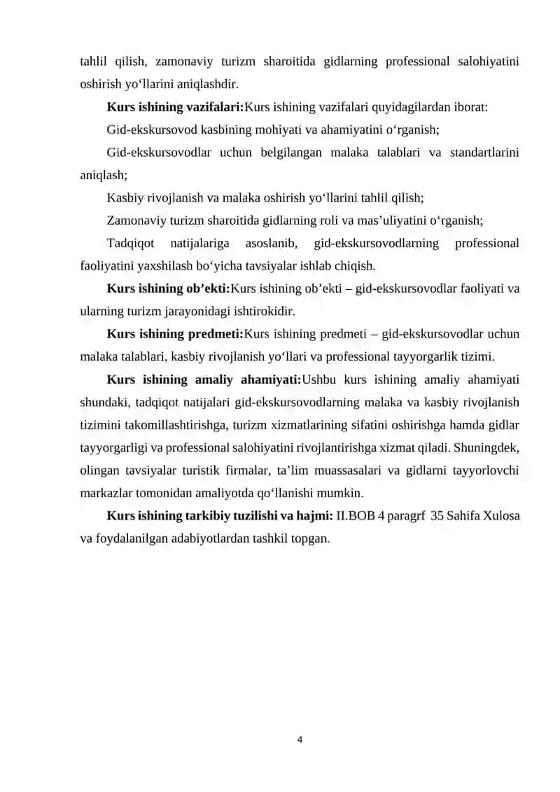 GID-EKSKURSOVODLAR UCHUN MALAKA TALABLARI VA KASBIY RIVOJLANISH YO‘LLARI 4