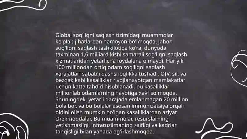 Pandemiya-XXI asrning global muammosi va uning oqibatlari 4