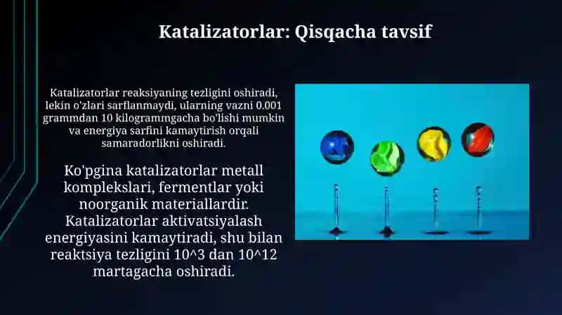 Spektrskopiya sifatini baholavchi katalaiklar 4