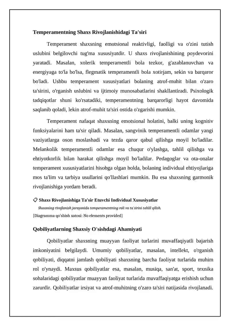 Shaxs rivojlanishining individuallik xususiyatlari va ularning roli 4