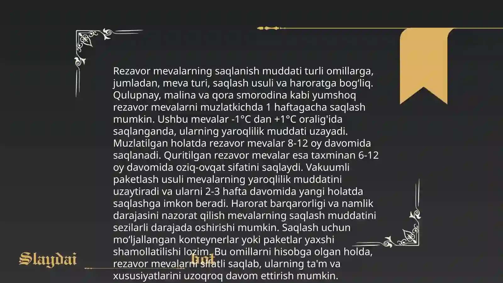 Meva va rezavor mevalar mikrobiologiyasi 4