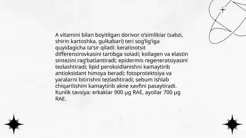 Tarkibida vitaminlar bolgan dorivor o'simliklar va mahsulotlar 4