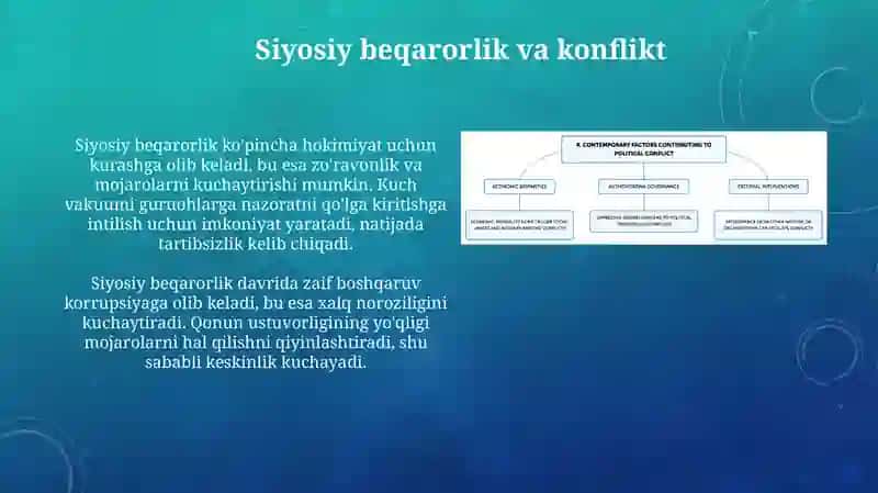 Konflikt kuchayishining iqtisodiy-siyosiy va madaniy xususiyatlari 4