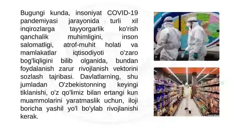 QISHLOQ XO‘JALIGINI “YASHIL IQTISODIYOT” ASOSIDA BARQAROR RIVOJLANTIRISH 4