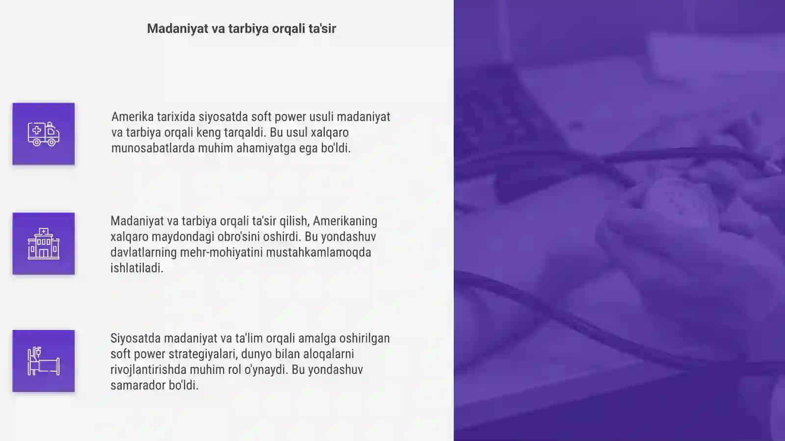 Amerika tarixida siyosatidagi soft power usuli 4