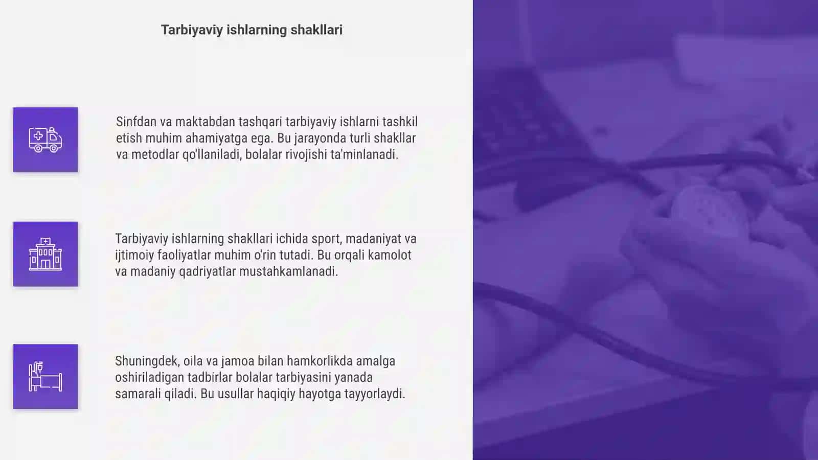 Sinfdan va maktabdan tashqari tarbiyaviy ishlarni tashkil etish 4