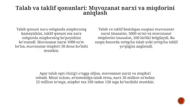 Bozor muvozanati: Ta'rif va asosiy tushunchalar 4